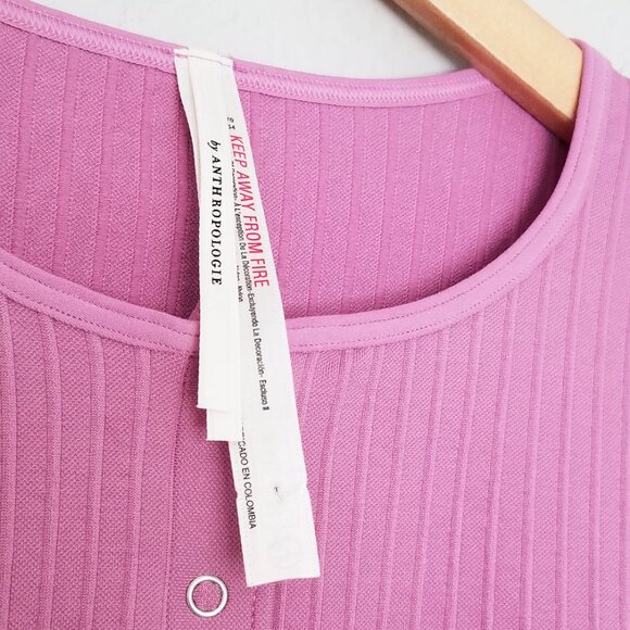 By Anthropologie Seamless Long Sleeves Snap Front Crop Top Cardigan Size XXS/XS - Picture 9 of 16